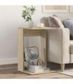 vidaXL Side Table Sonoma Oak 40 x 38 x 62.5 cm Engineered Wood