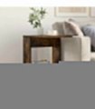 vidaXL Side Table Smoked Oak 40 x 38 x 62.5 cm Engineered Wood
