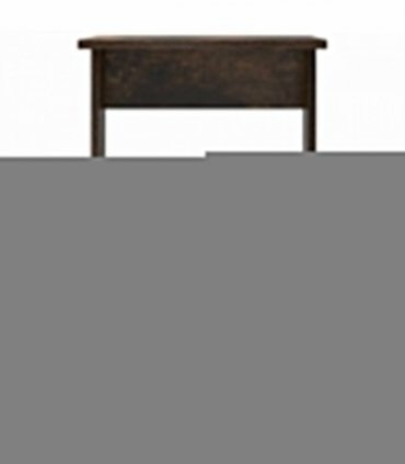 vidaXL Side Table Smoked Oak 40 x 38 x 62.5 cm Engineered Wood