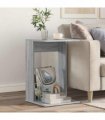 vidaXL Side Table Grey Sonoma 40 x 38 x 62.5 cm Engineered Wood