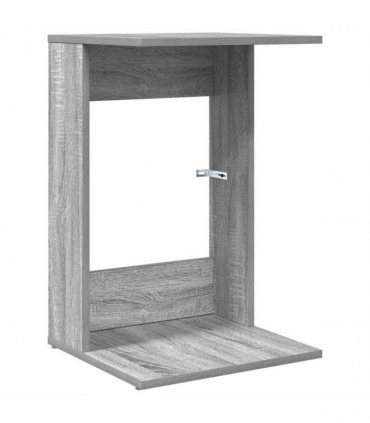 vidaXL Side Table Grey Sonoma 40 x 38 x 62.5 cm Engineered Wood
