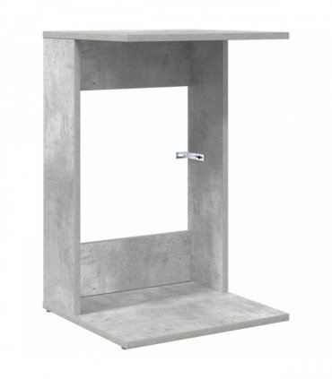 vidaXL Side Table Concrete Grey 40 x 38 x 62.5 cm Engineered Wood