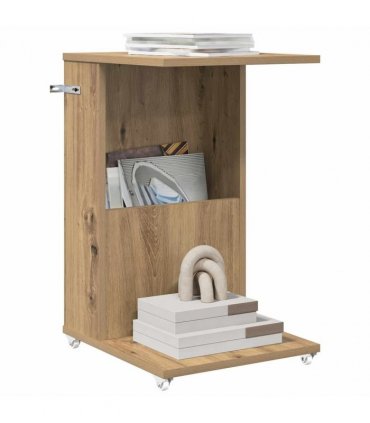 vidaXL Side Table Artisan Oak 40 x 35 x 60 cm Engineered Wood