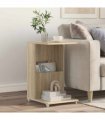 vidaXL Side Table Sonoma Oak 40 x 35 x 60 cm Engineered Wood