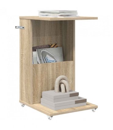 vidaXL Side Table Sonoma Oak 40 x 35 x 60 cm Engineered Wood
