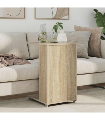vidaXL Side Table Sonoma Oak 40 x 35 x 60 cm Engineered Wood
