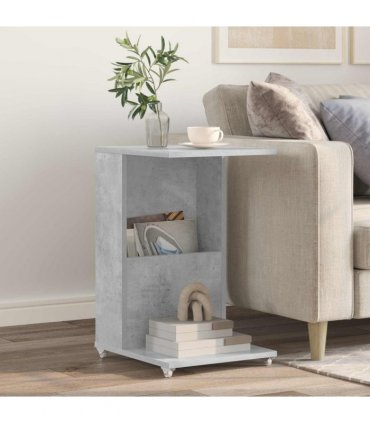 vidaXL Side Table Concrete Grey 40 x 35 x 60 cm Engineered Wood