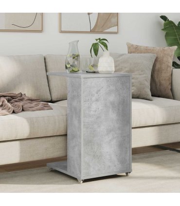 vidaXL Side Table Concrete Grey 40 x 35 x 60 cm Engineered Wood