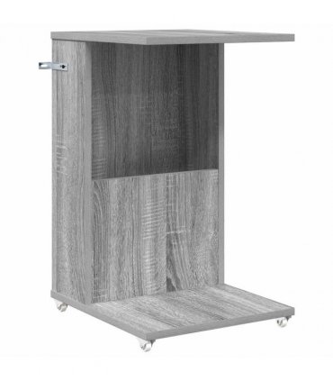 vidaXL Side Table Grey Sonoma 40 x 35 x 60 cm Engineered Wood