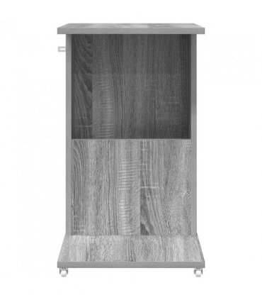 vidaXL Side Table Grey Sonoma 40 x 35 x 60 cm Engineered Wood