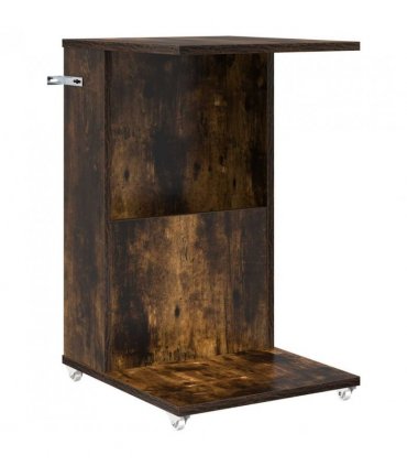 vidaXL Side Table Smoked Oak 40 x 35 x 60 cm Engineered Wood