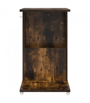 vidaXL Side Table Smoked Oak 40 x 35 x 60 cm Engineered Wood