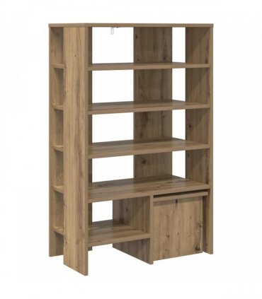 vidaXL Shoe Cabinet with Shelf 2 pcs Artisan Oak Engineered Wood
