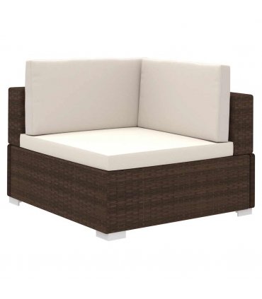vidaXL Patio Furniture | Brown | PE Rattan | Large | Light Weight