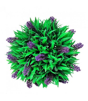 Set of 2 Artificial Boxwood Ball with Lavender 28 cm