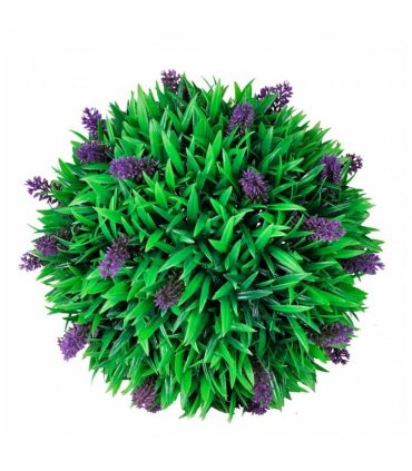 Set of 2 Artificial Boxwood Ball with Lavender 30 cm