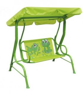 vidaXL Kids Swing Seat Green