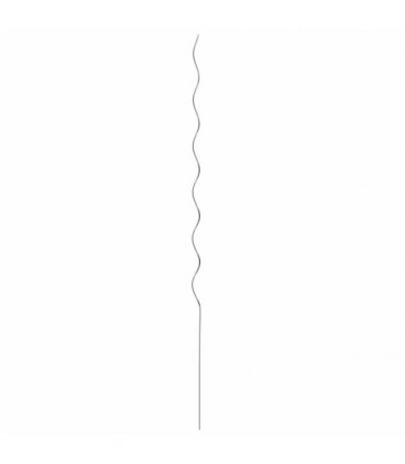 vidaXL Plant Support 20 pcs Silver 150 x 0.6 x 0.6 cm Steel — Colour: Galvanised steel, Size: 150 cm