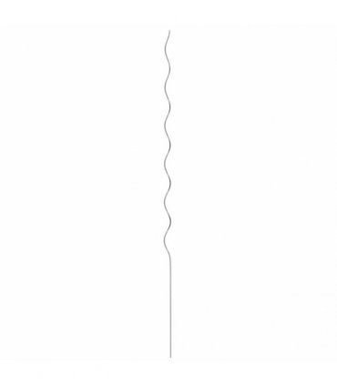 vidaXL Plant Support 20 pcs Silver 150 x 0.6 x 0.6 cm Steel — Colour: Galvanised steel, Size: 150 cm