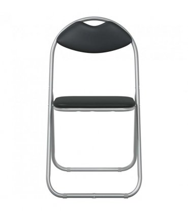 vidaXL Folding Chair 8 pcs Black and Grey 48 x 43.5 x 81 cm — V0672080074
