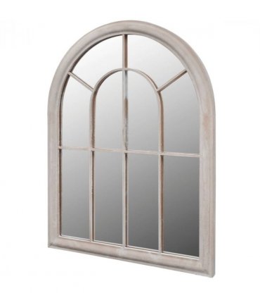 vidaXL Rustic Arch Garden Mirror 69x89 cm for Indoor and Outdoor Use — Size: 89 x 69 cm