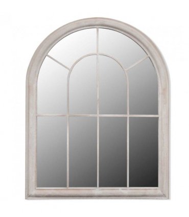 vidaXL Rustic Arch Garden Mirror 69x89 cm for Indoor and Outdoor Use — Size: 89 x 69 cm