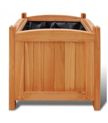 vidaXL Wooden Raised Bed 30 x 30 x 30 cm Set of 2 — Colour: brown