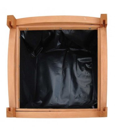 vidaXL Wooden Raised Bed 30 x 30 x 30 cm Set of 2 — Colour: brown