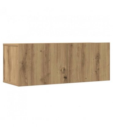 vidaXL 5 Piece TV Cabinet Set Wall-mounted Artisan Oak Engineered Wood — V0672080311
