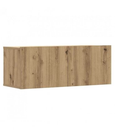 vidaXL 5 Piece TV Cabinet Set Wall-mounted Artisan Oak Engineered Wood — V0672080312