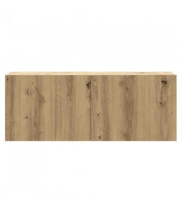 vidaXL 5 Piece TV Cabinet Set Wall-mounted Artisan Oak Engineered Wood — V0672080312