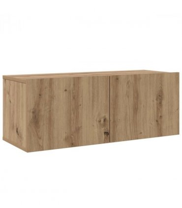 vidaXL TV Cabinet Set Wall-mounted 8 pcs Artisan Oak Engineered Wood — V0672080334