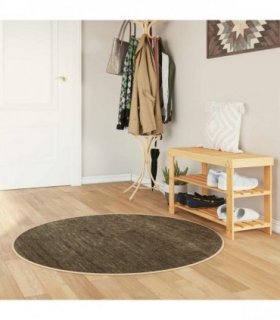 vidaXL Rug Runner MARSA Forest Green 120 x 120 cm Polyester and PVC