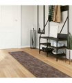 vidaXL Rug Runner MARSA Grey 50 x 450 cm Polyester and PVC