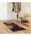 vidaXL Rug Runner MARSA Multicolour 50 x 200 cm Polyester and PVC — Colour: Patchwork