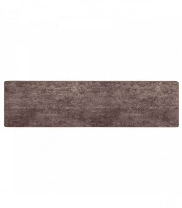 vidaXL Rug Runner MARSA Grey 100 x 400 cm Polyester and PVC