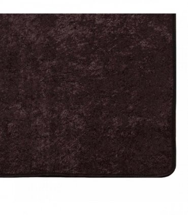 vidaXL Rug Runner MARSA Anthracite 80 x 350 cm Polyester and PVC