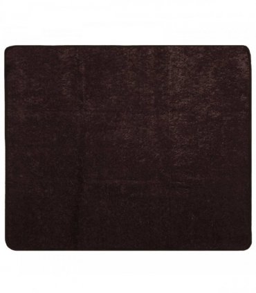 vidaXL Rug Runner MARSA Anthracite 80 x 100 cm Polyester and PVC