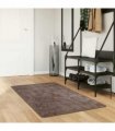 vidaXL Rug Runner MARSA Grey 80 x 100 cm Polyester and PVC