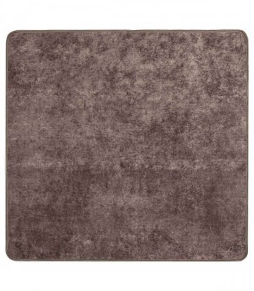 vidaXL Rug Runner MARSA Grey 100 x 100 cm Polyester and PVC