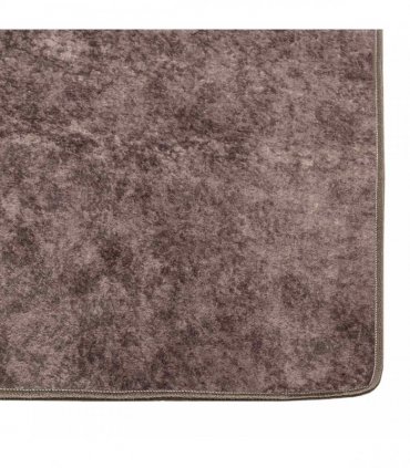 vidaXL Rug Runner MARSA Grey 80 x 150 cm Polyester and PVC