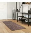 vidaXL Rug Runner MARSA Grey 50 x 100 cm Polyester and PVC
