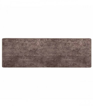 vidaXL Rug Runner MARSA Grey 100 x 300 cm Polyester and PVC