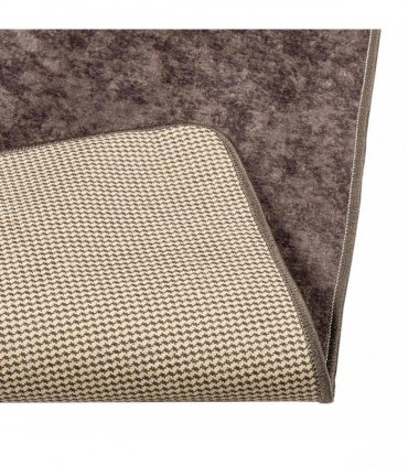 vidaXL Rug Runner MARSA Grey 100 x 300 cm Polyester and PVC