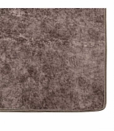 vidaXL Rug Runner MARSA Grey 100 x 450 cm Polyester and PVC