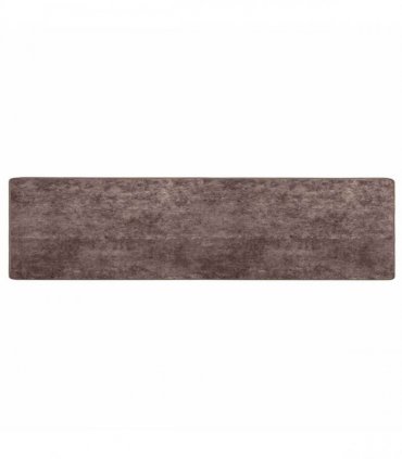 vidaXL Rug Runner MARSA Grey 80 x 400 cm Polyester and PVC