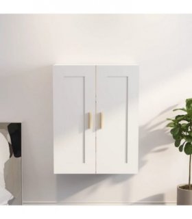vidaXL Wall Cabinet | White | Engineered wood | Medium | Wall Cabinet — V0672080659