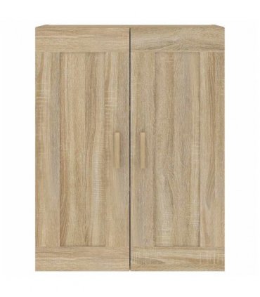 vidaXL Wall Cabinet Sonoma Oak 69.5x32.5x90 cm Engineered Wood