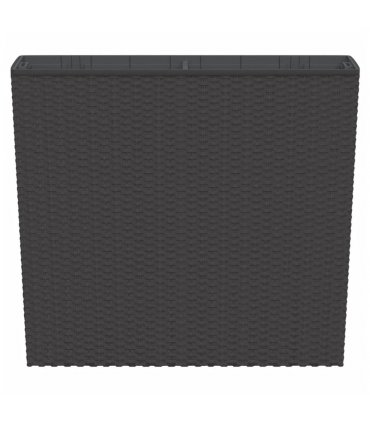 vidaXL Planter with Removable Inner Brown 12 / 44 L PP Rattan