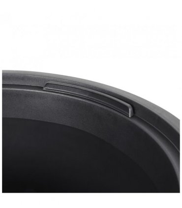 vidaXL Planter with Removable Inner Mocha 18/45 L PP Grooved Look